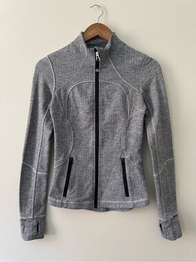 LULULEMON Define Jacket in Gray Herringbone 4